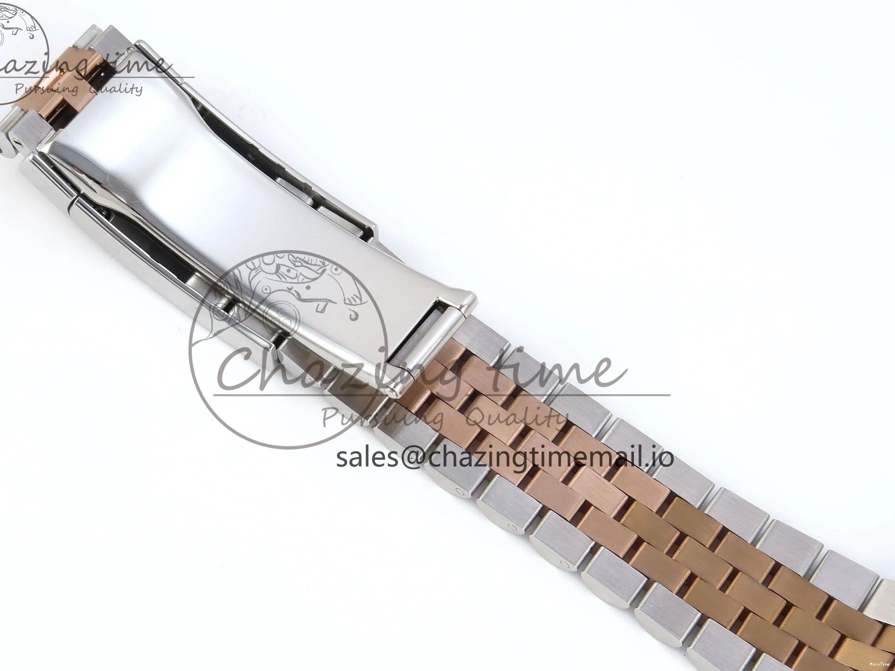 MiroTime 0225 DateJust 36 126231 EWEF Best Edition Gray Dial Stick Marker on SS RG Jubilee Bracelet A Seasonal 593